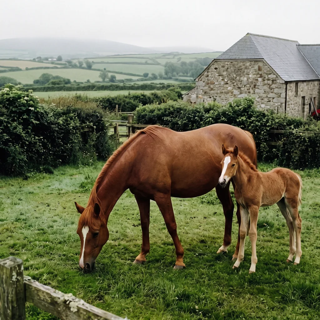 Élevage de chevaux au Poney Club K'valcades, Cublac