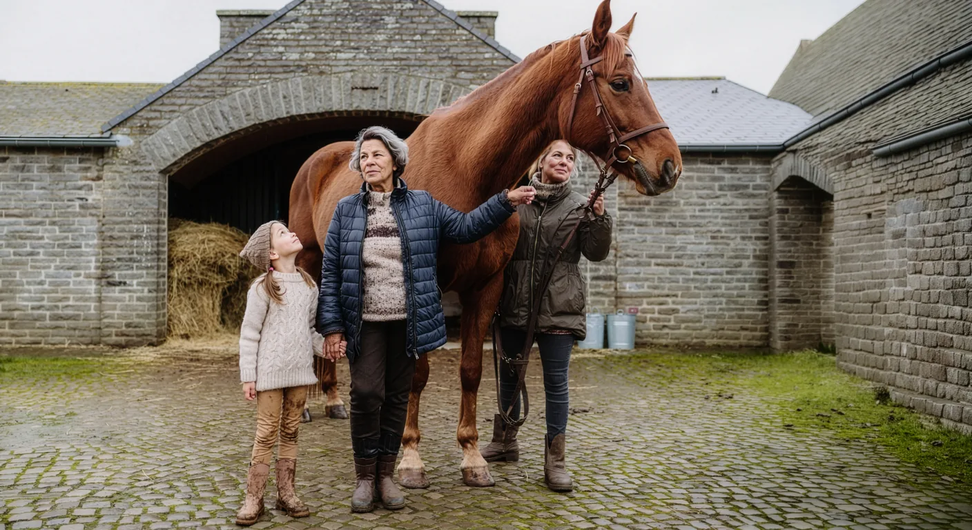 L'équipe du Poney Club K'valcades, centre équestre à Cublac